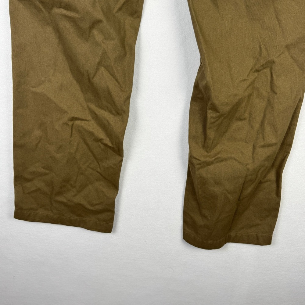 Mode Of One Mens Army Brown Relaxed Fit Straight Leg Utility Pants 30 - Picture 14 of 15